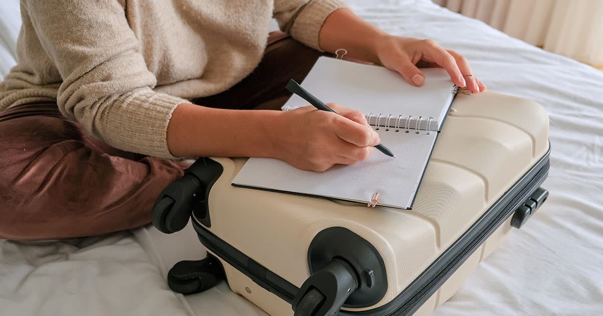 Split screen showing interface steps